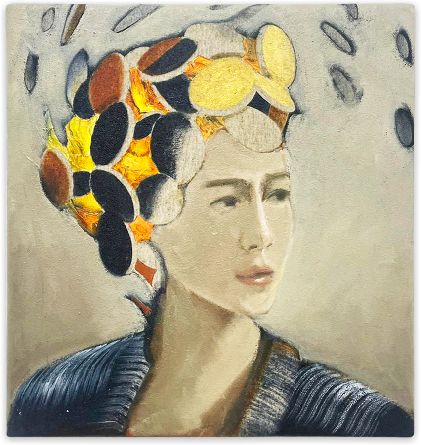 Oil painting placeholder, work 17
